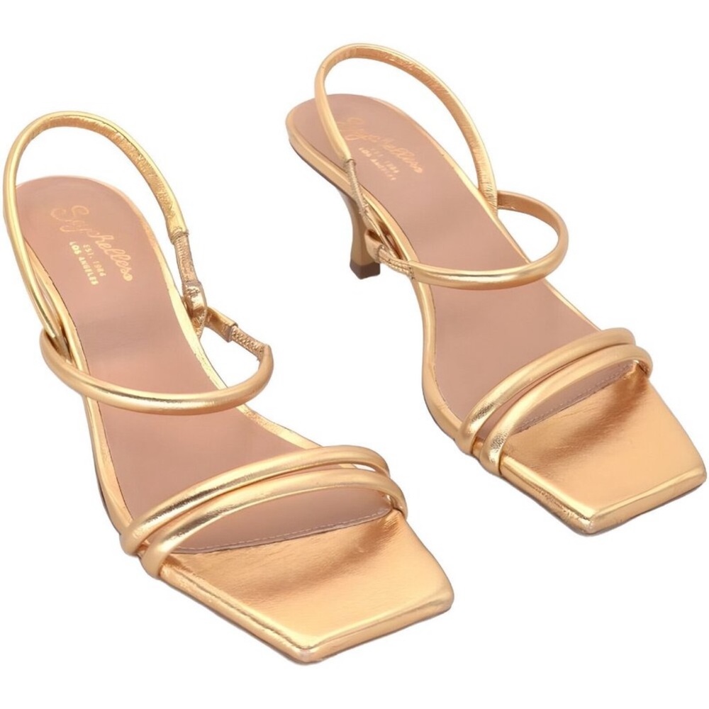 NWT Seychelles Gold Strappy Sandals Size 8